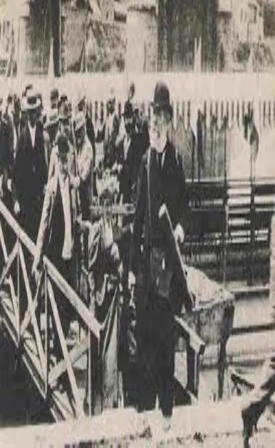 Le débarquement des congressistes à Lyon (1895)