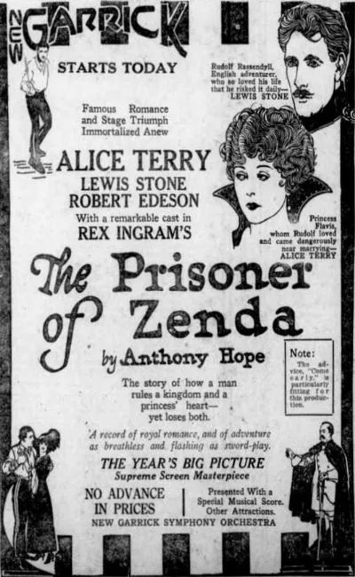 Le prisonnier de Zenda (1922)