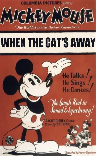 Mickey Mouse - When the Cat's Away (1929)