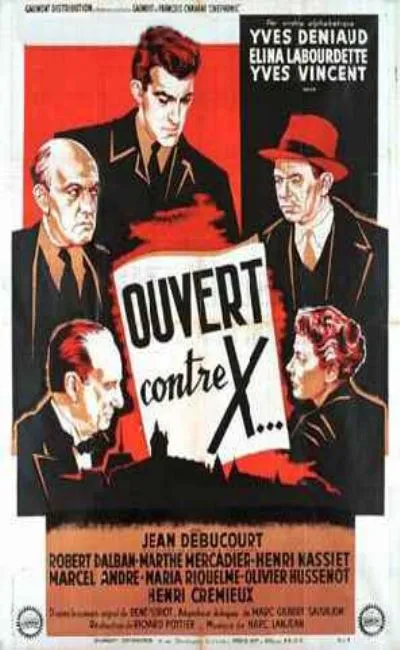 Ouvert contre X (1952)