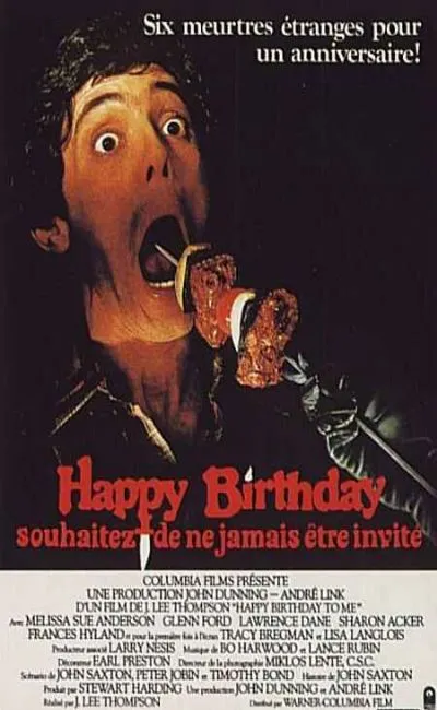 Happy Birthday : souhaitez ne jamais être invité (1981)