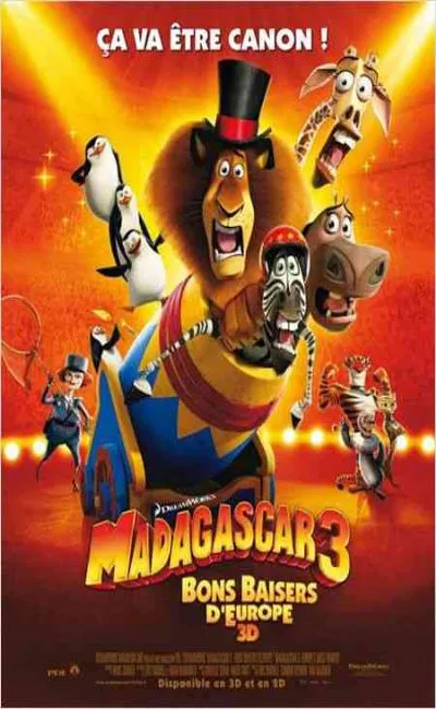 Madagascar 3 Bons Baisers D’Europe (2012)